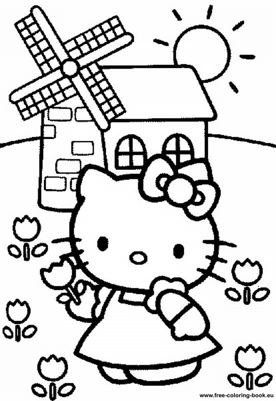 Coloring pages hello kitty