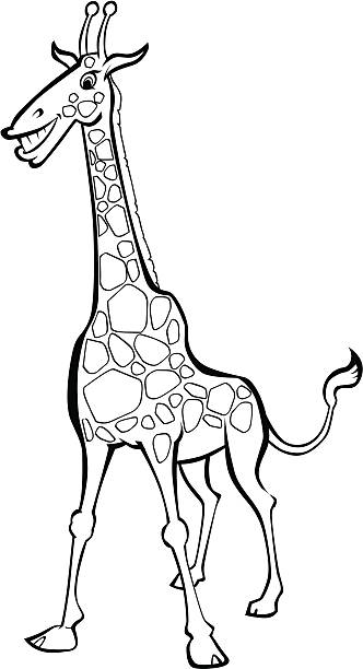 Giraffe stencil stock photos pictures royalty
