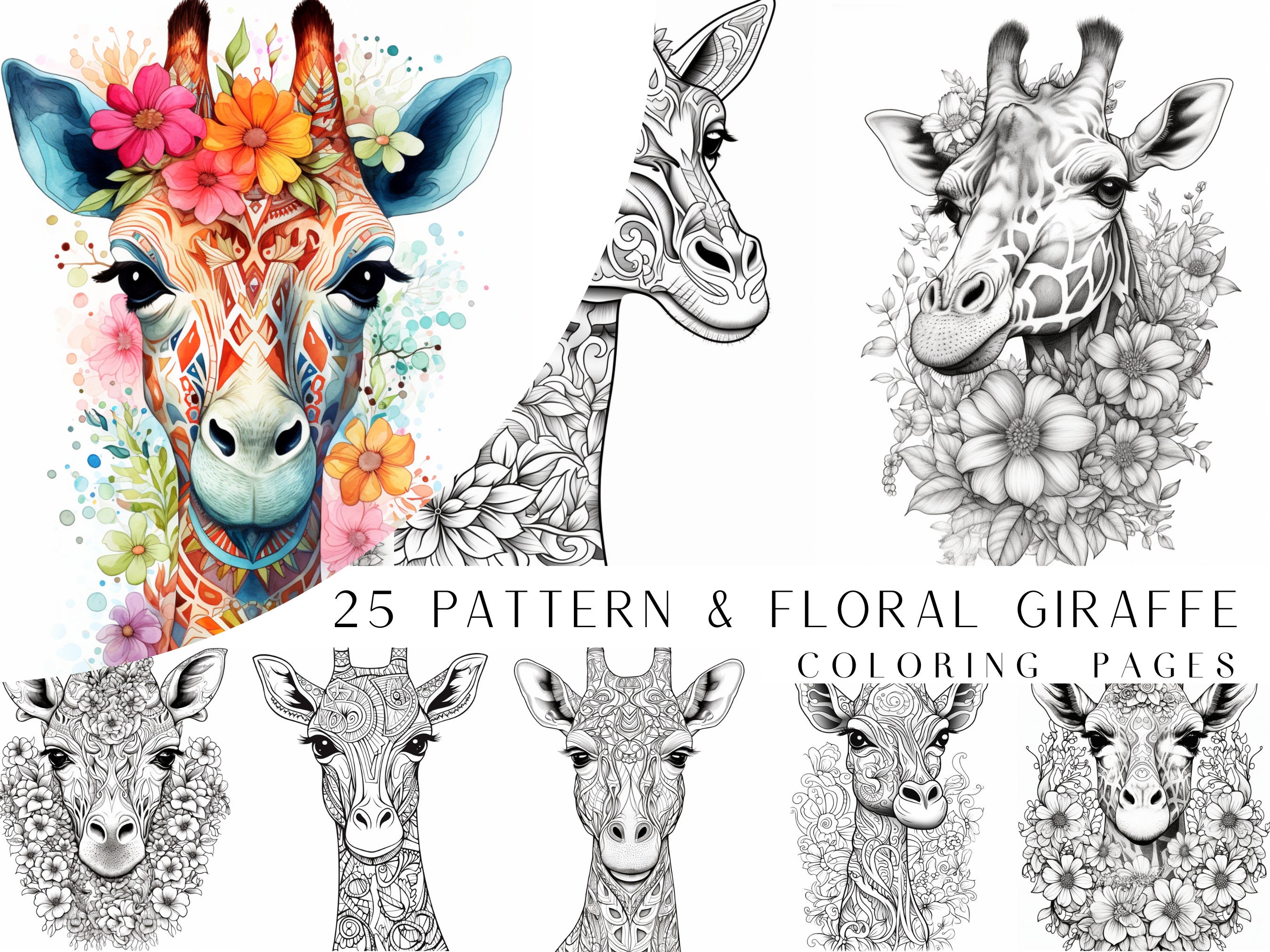Giraffe coloring