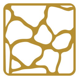 Giraffe print badge png svg design for t