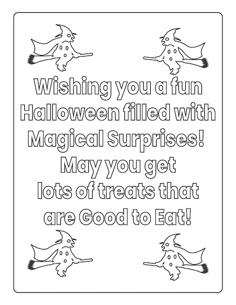 Premium vector halloween coloring pages for kids with hand drawn black color pumpkin sketch illustration