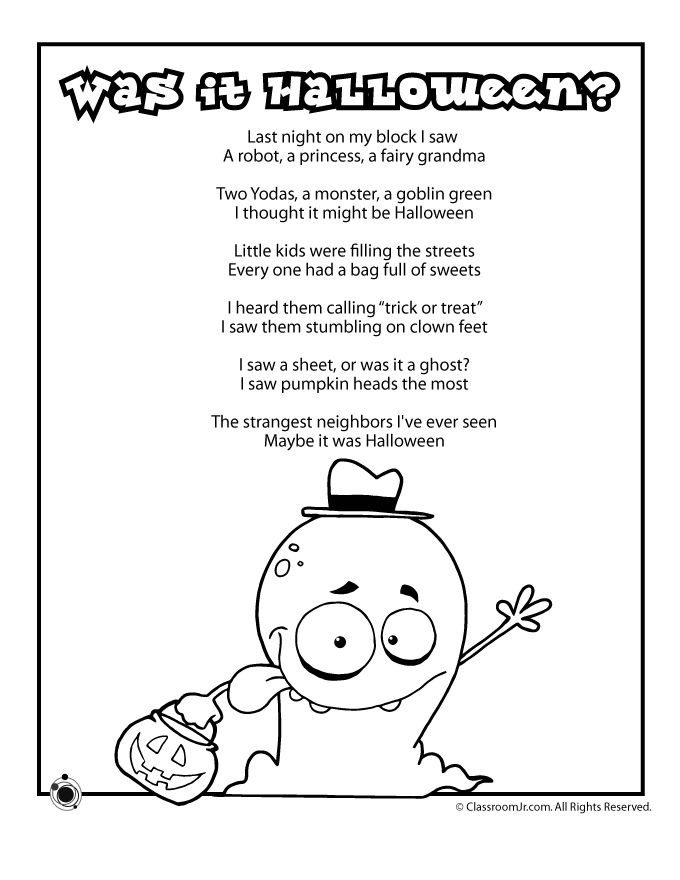 New halloween kids poems to print great for reading practice and making october more fun in the classâ halloween poems for kids poetry for kids halloween poems