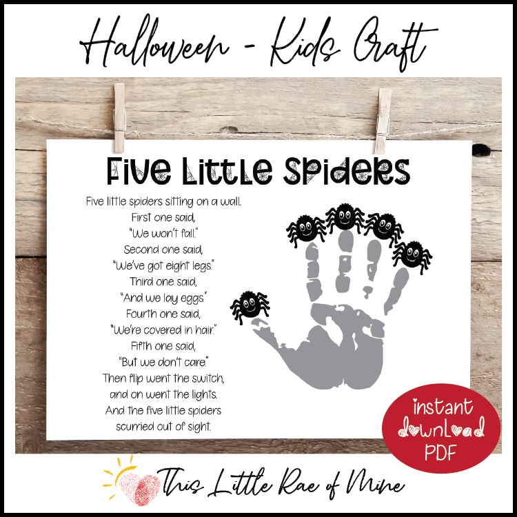 Five little spiders