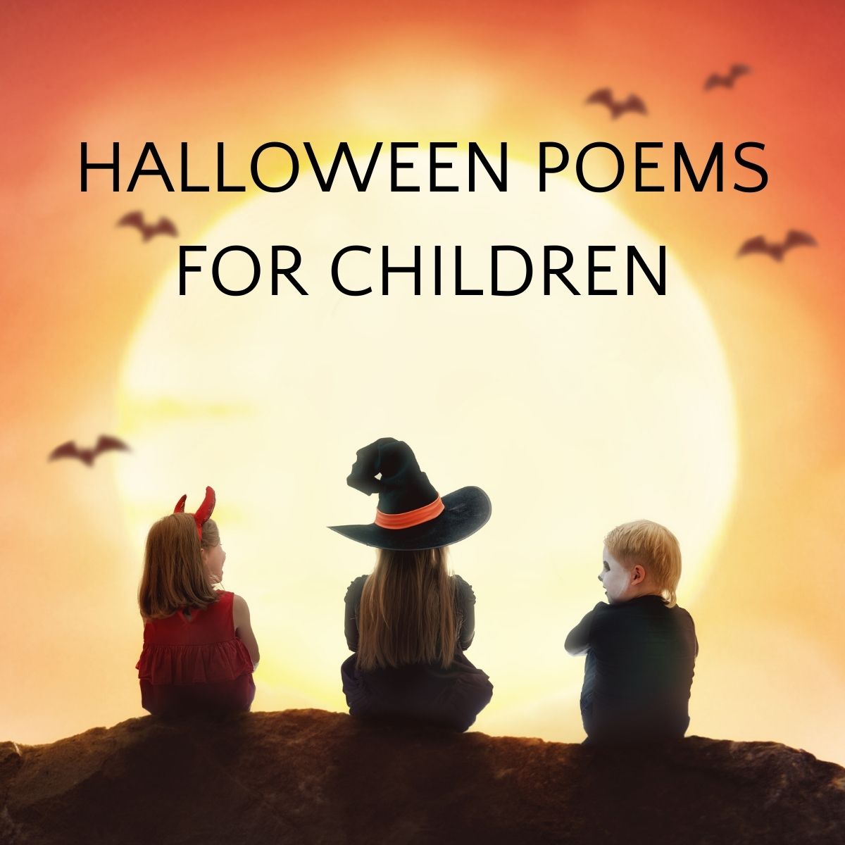 Scary sweet halloween poems for kids