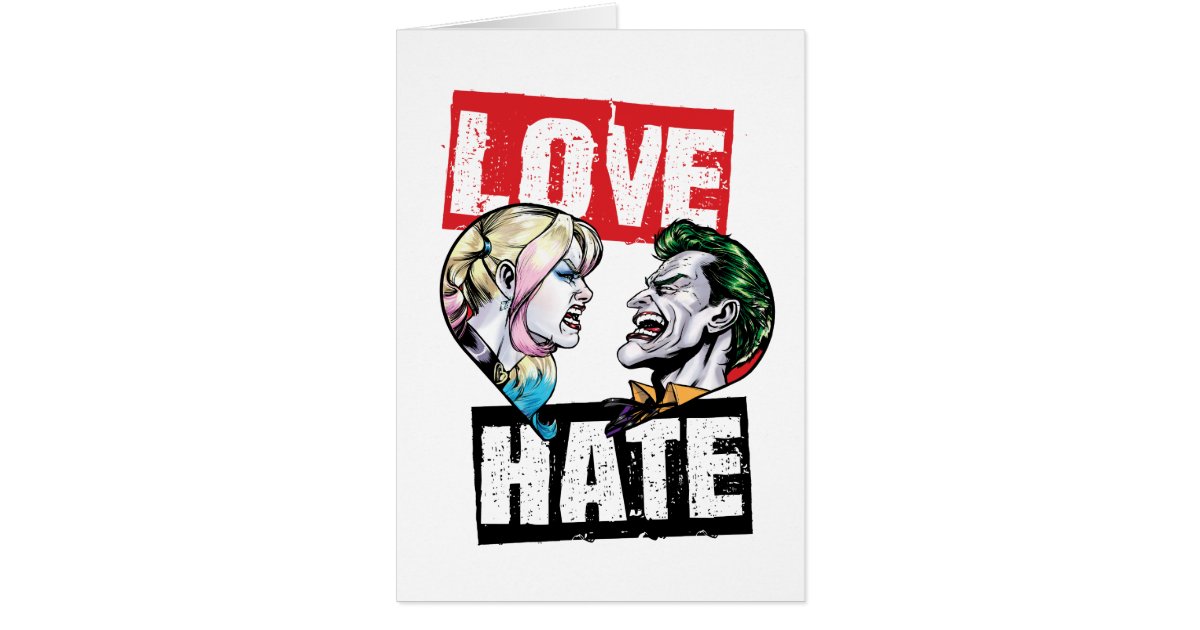 Batman harley quinn joker lovehate