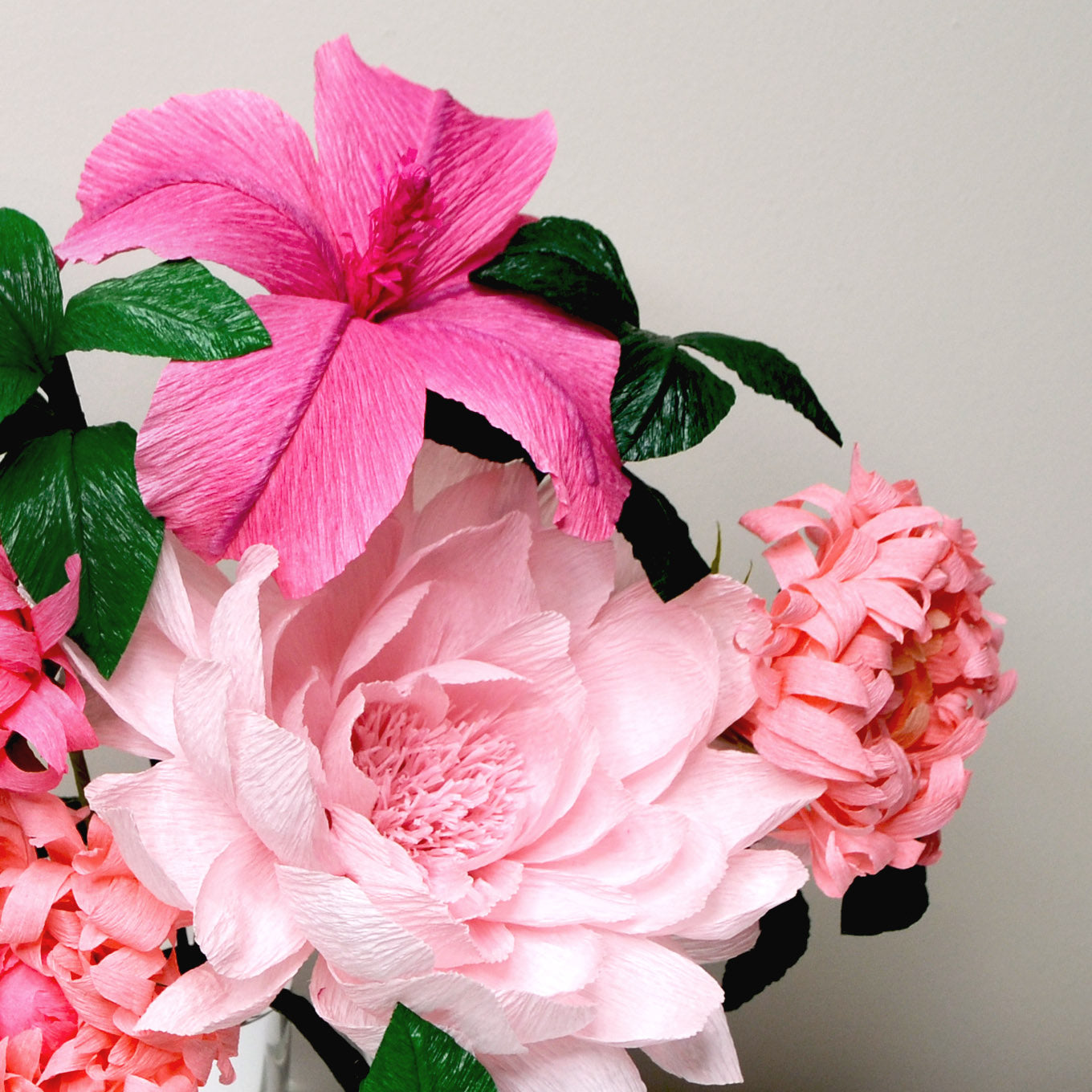 Paper hibiscus template â ta muchly paper blooms