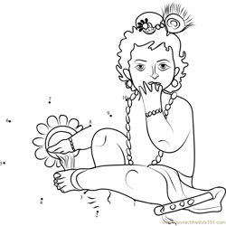 Hinduism connect the dots worksheets printable for kids