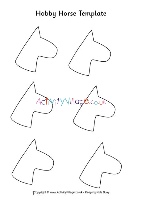 Hobby horse bookmark