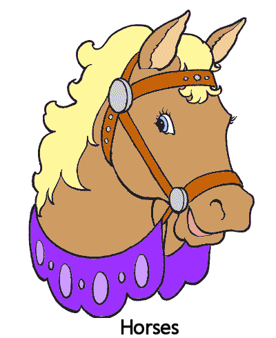 Horse coloring pages sheets and pictures
