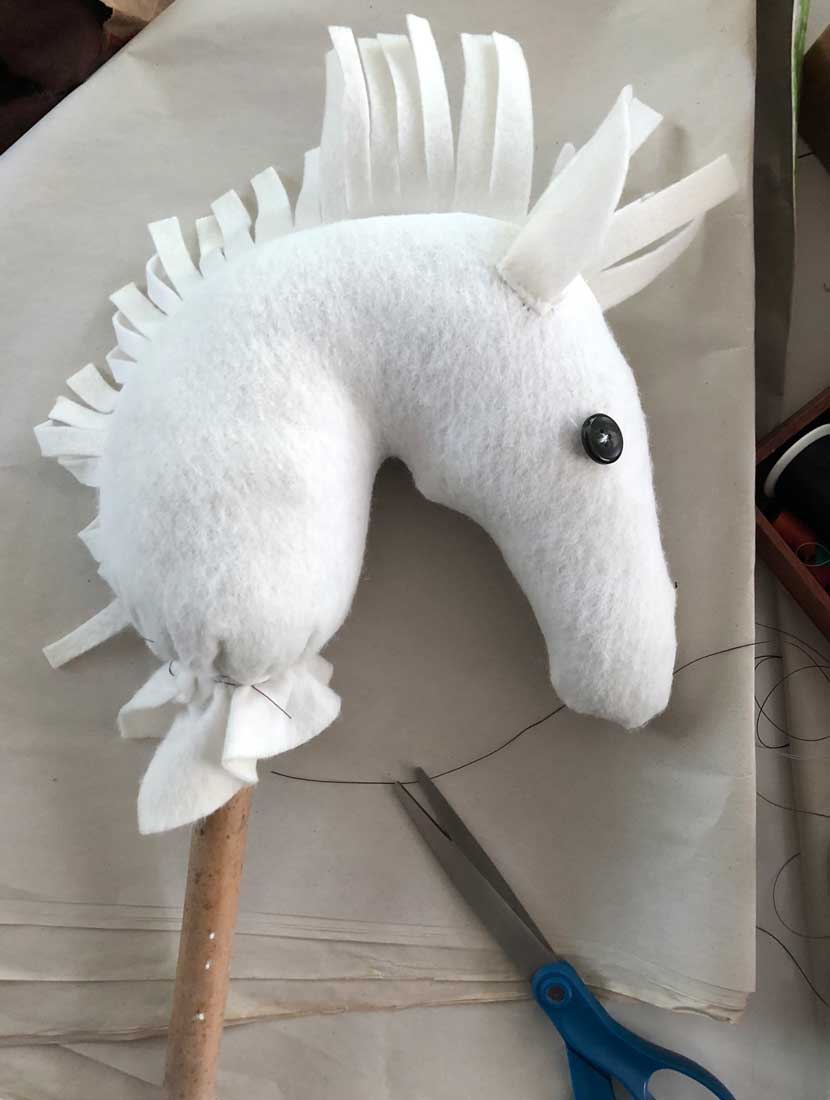 Stick horse pattern