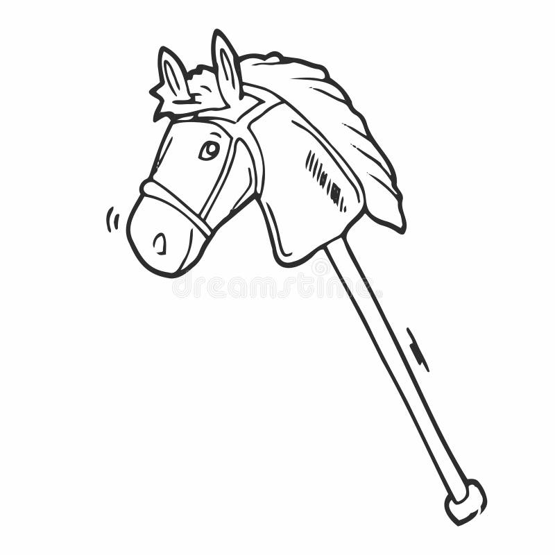 Stick pony stock illustrations â stick pony stock illustrations vectors clipart