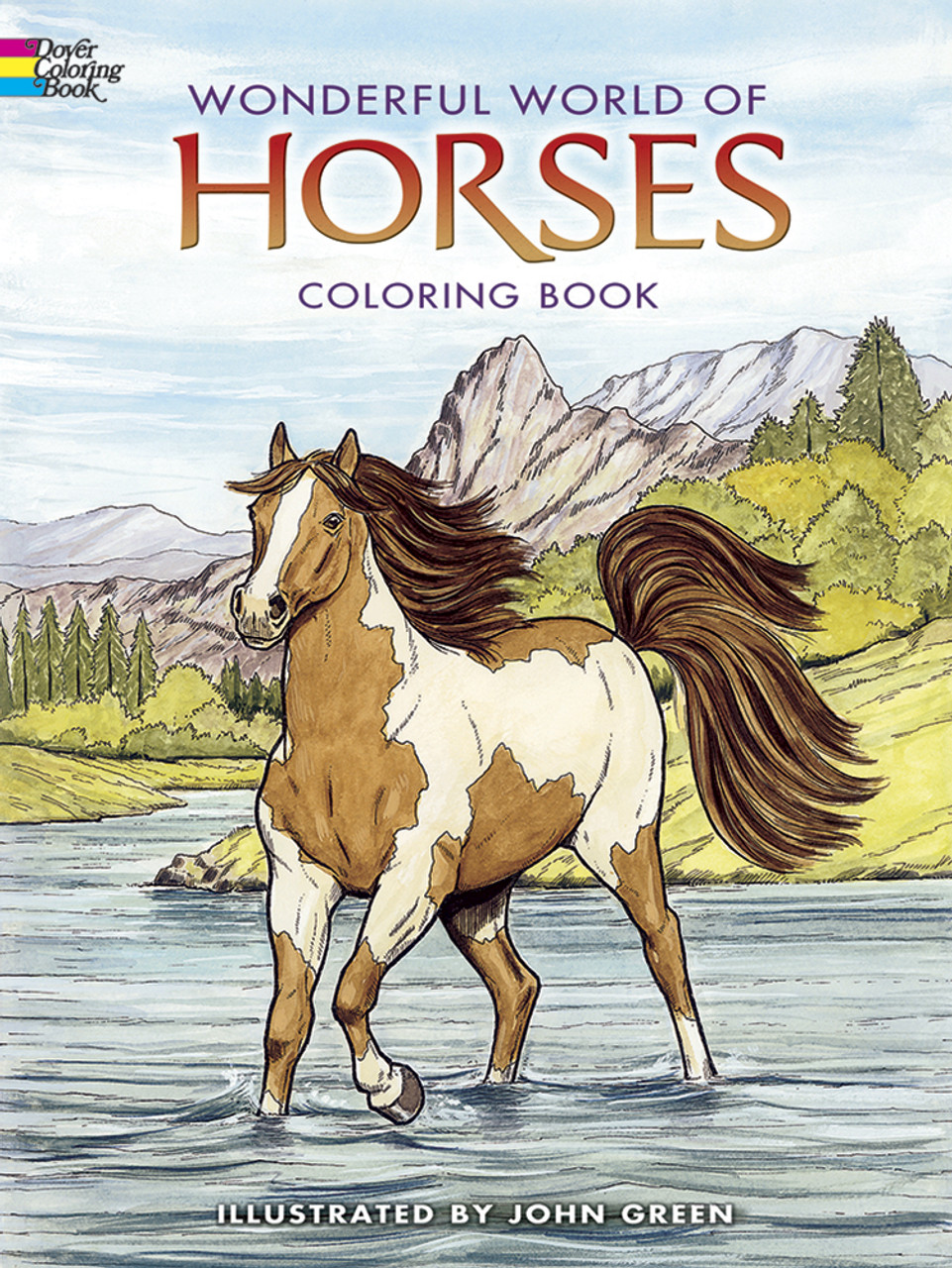 Wonderful world of horses coloring book cherry tree toys