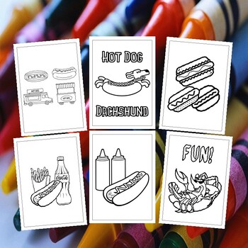 Engage kids creatively explore our printable hot dog coloring sheets pages