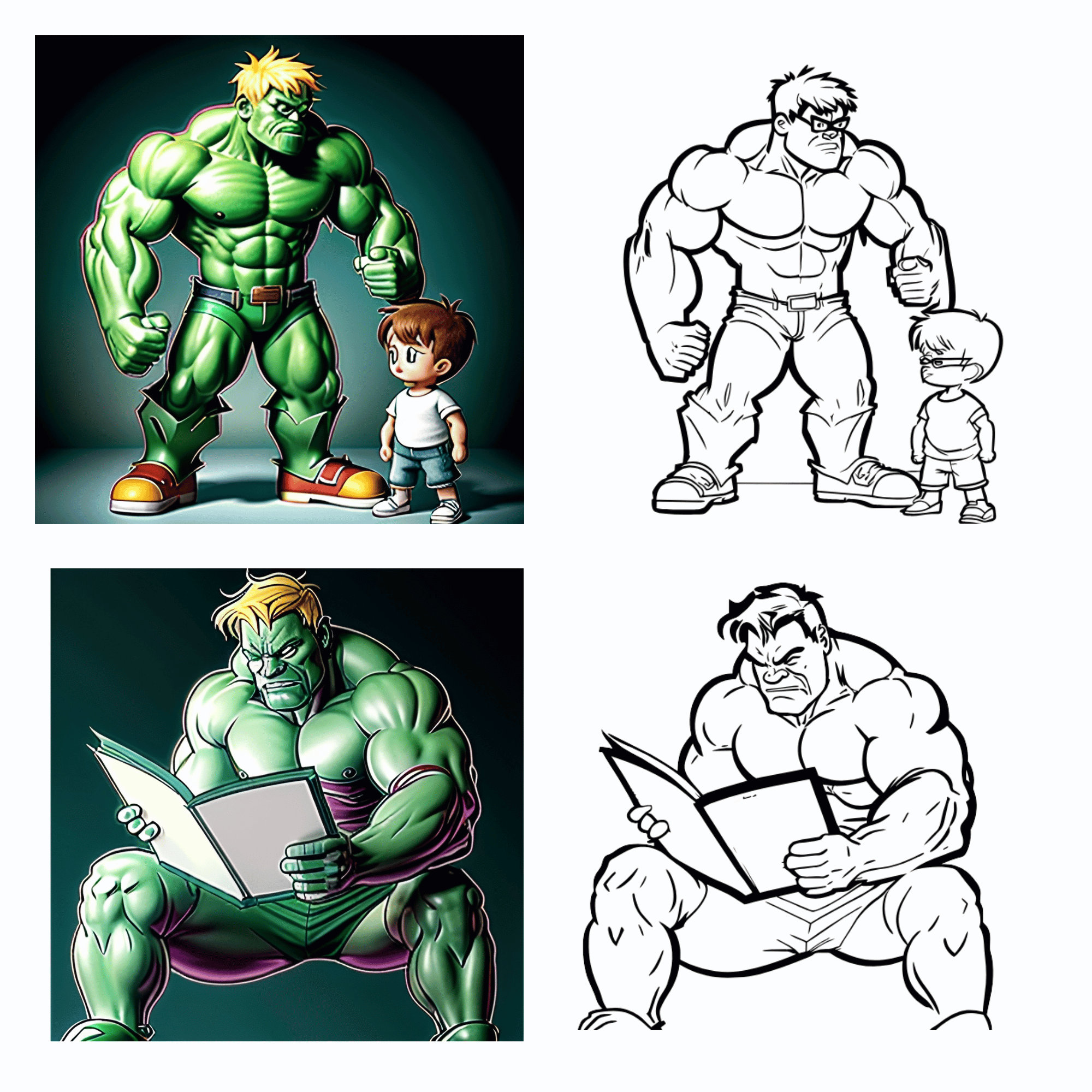 Hulk coloring