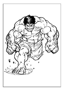 Printable hulk coloring pages adventure explore the marvel universe
