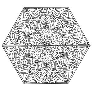 Intricate coloring pages
