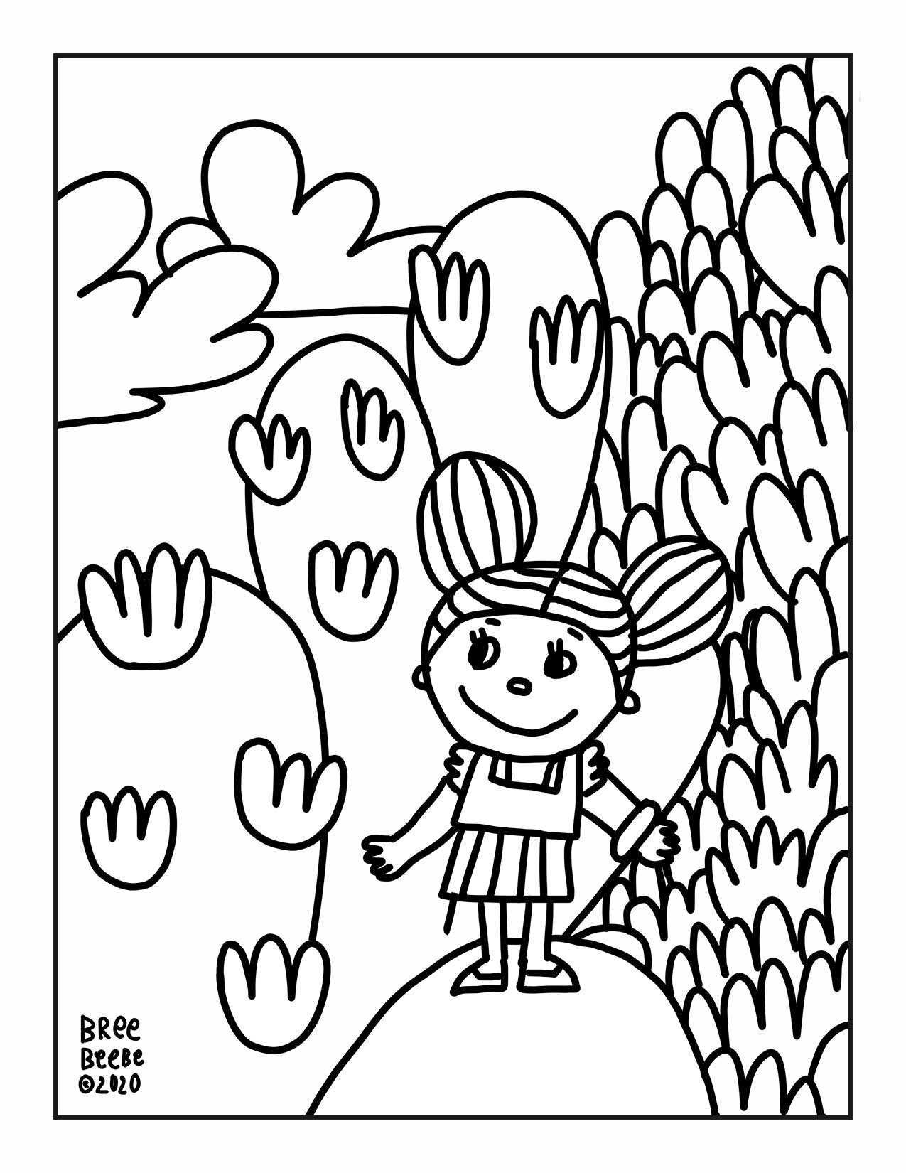 Coloring pages â bree beebes illustration portfolio