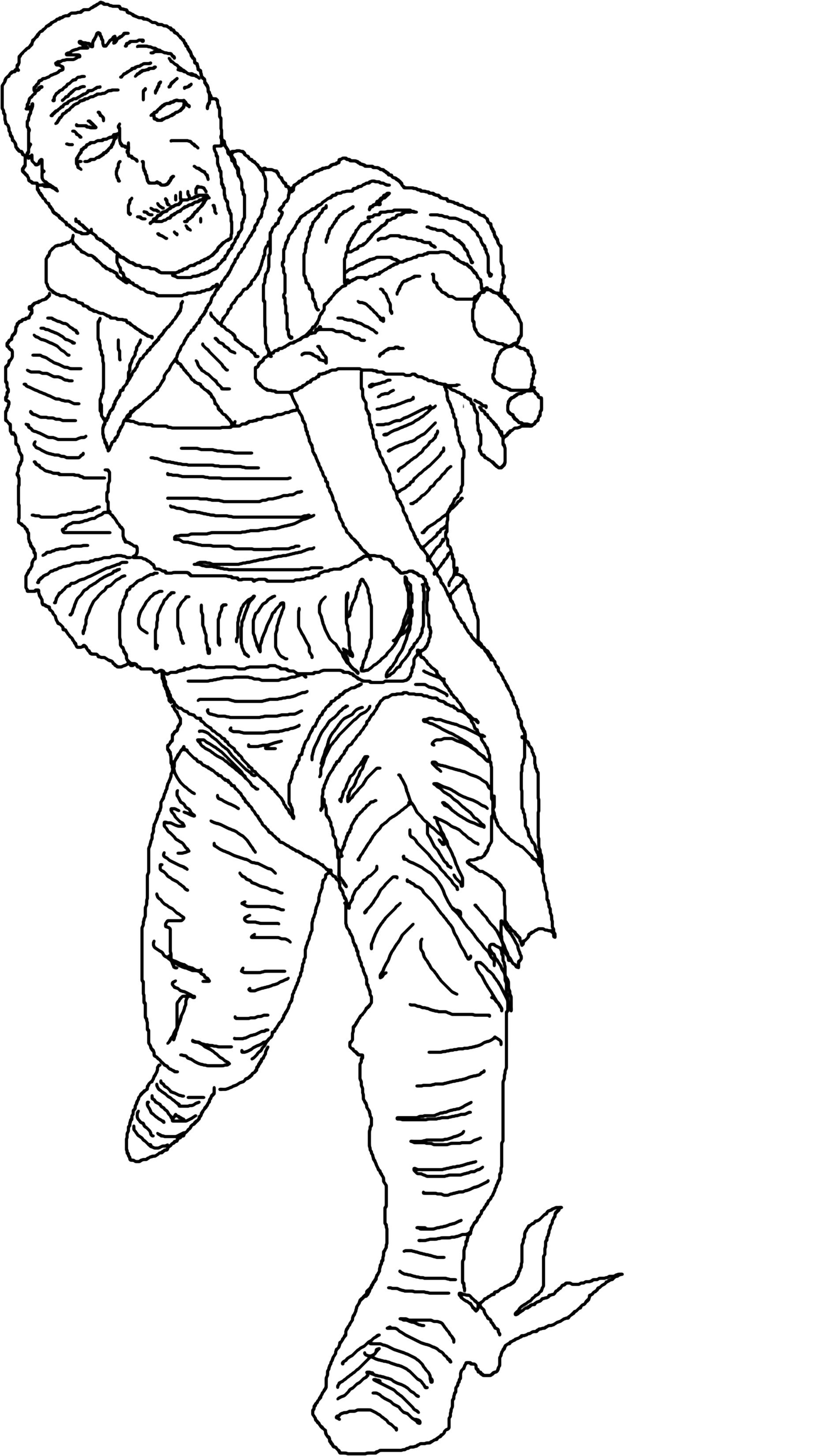 Free printable mummy coloring pages for kids