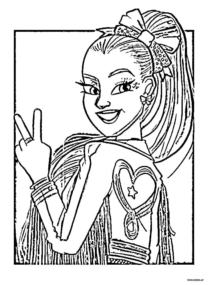 Coloring pages jojo siwa download and print for free