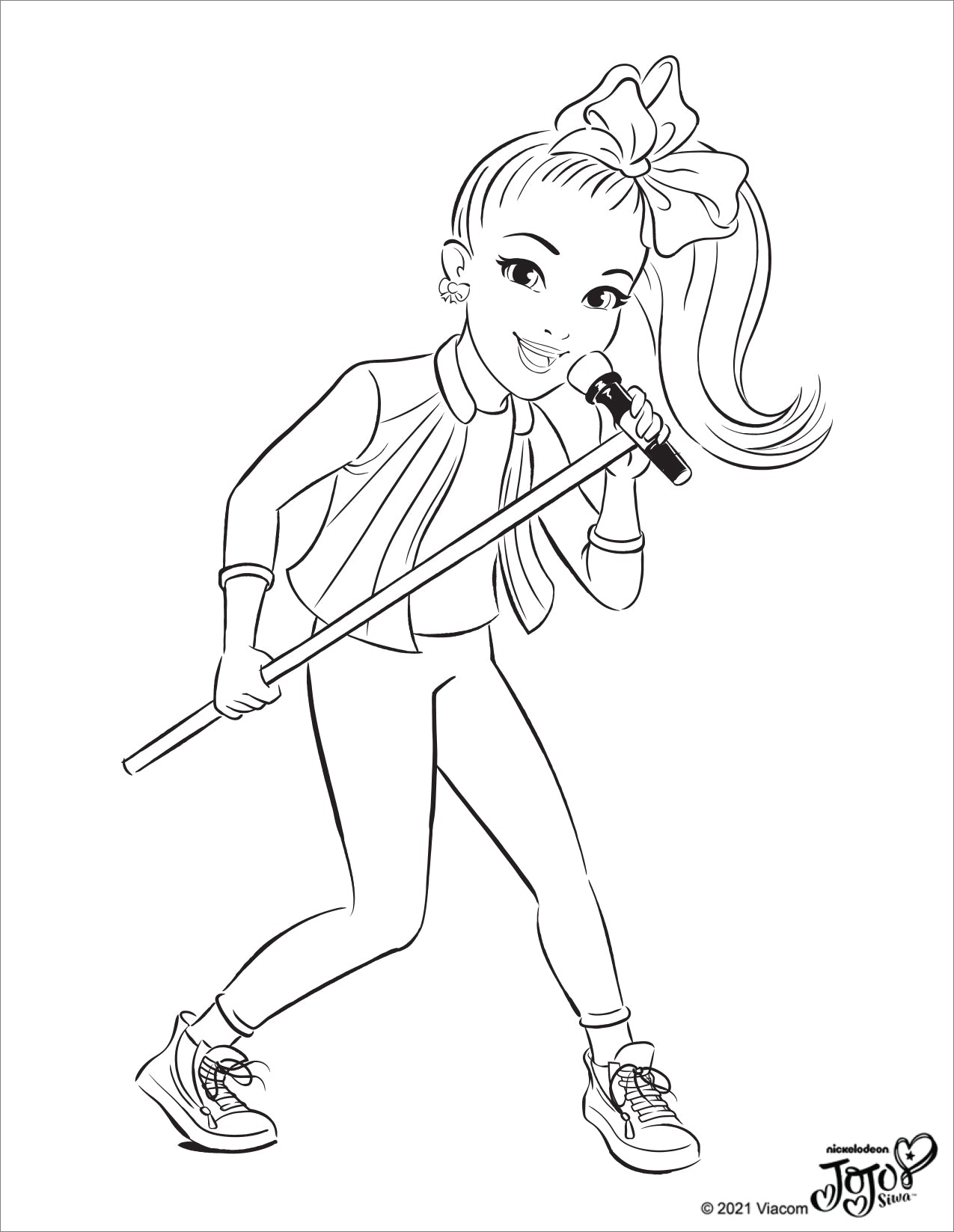 Jojo siwa coloring pages
