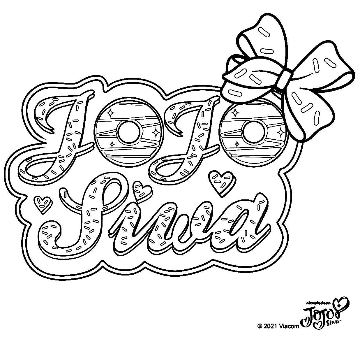 Jojo siwa coloring pages