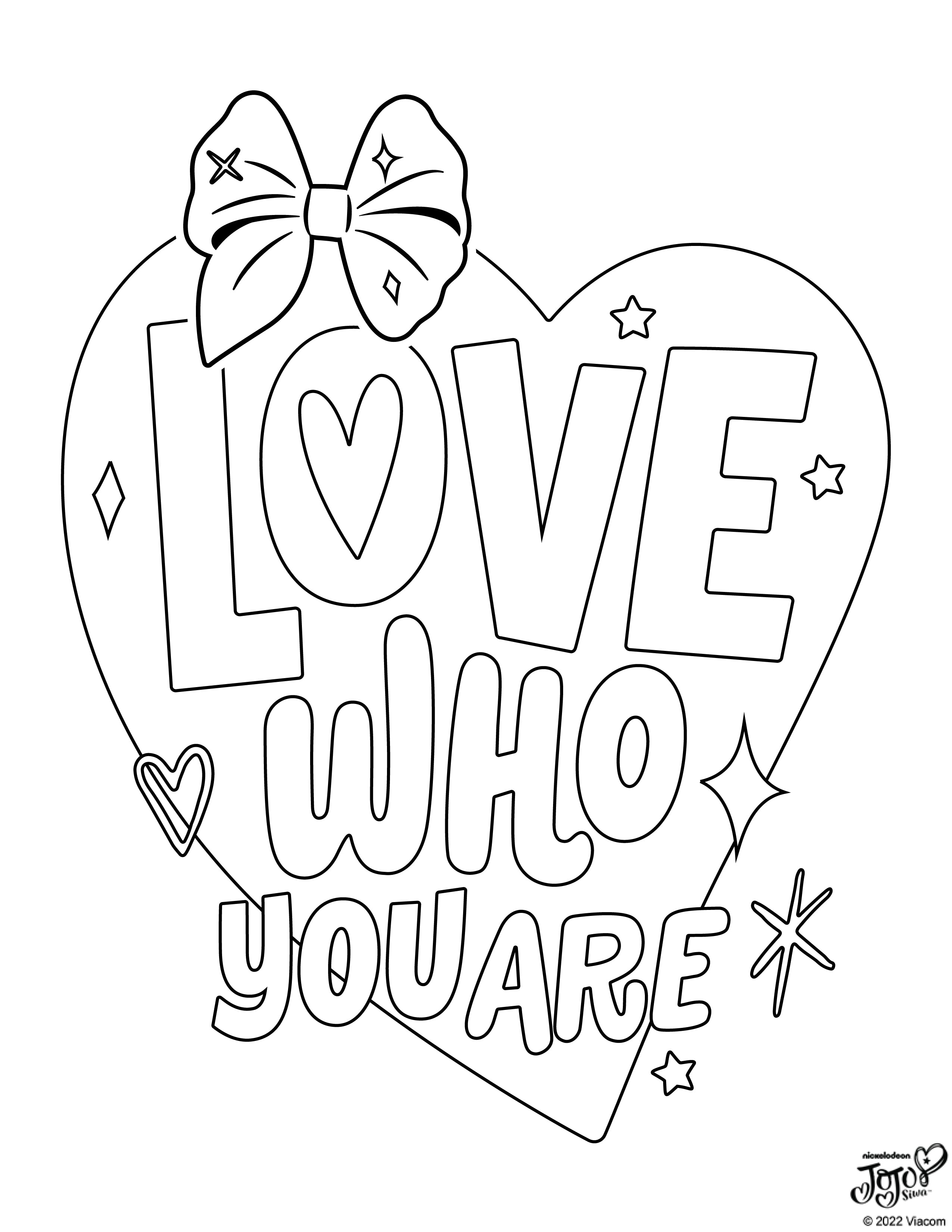 Jojo siwa coloring pages