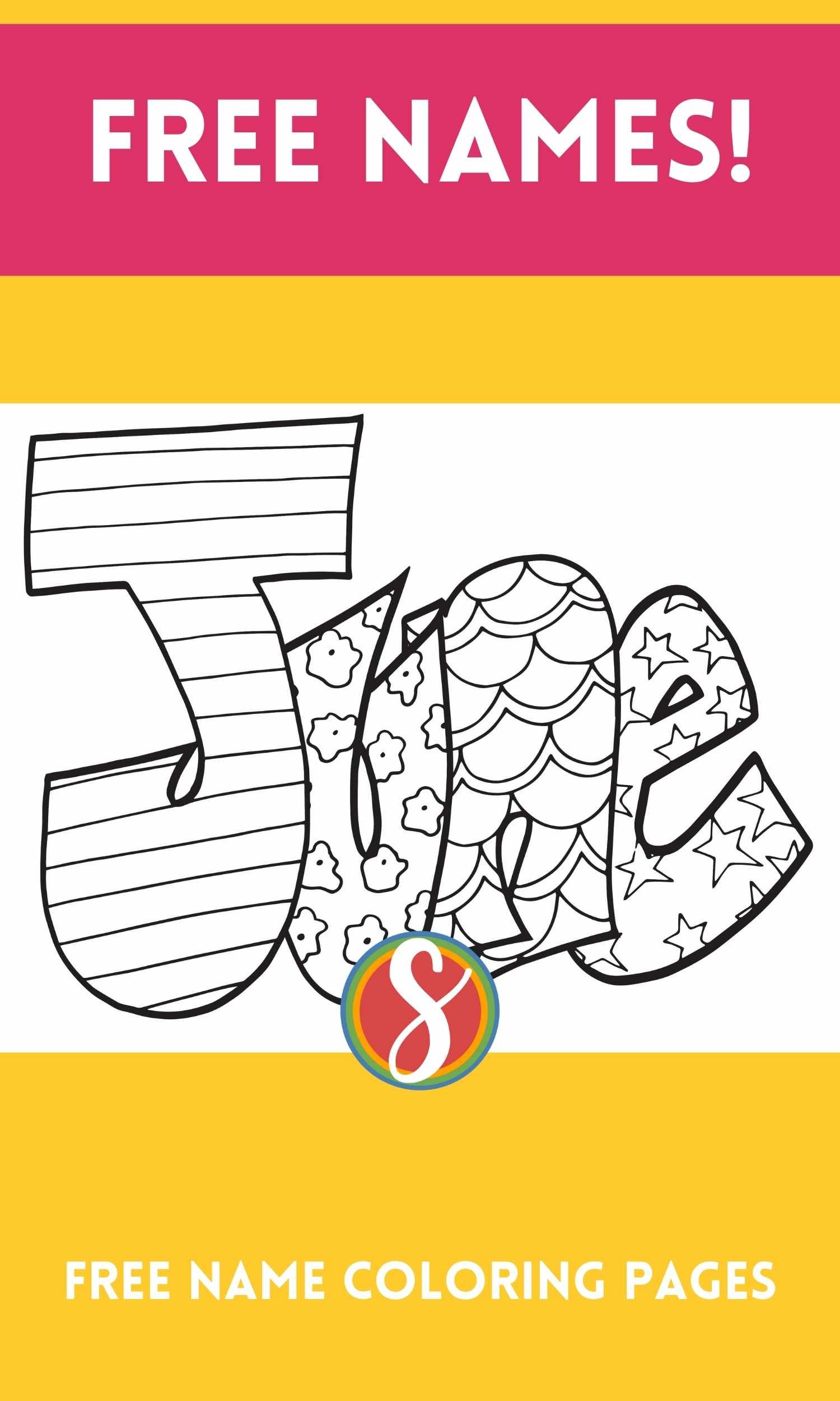 Free june coloring pages â stevie doodles