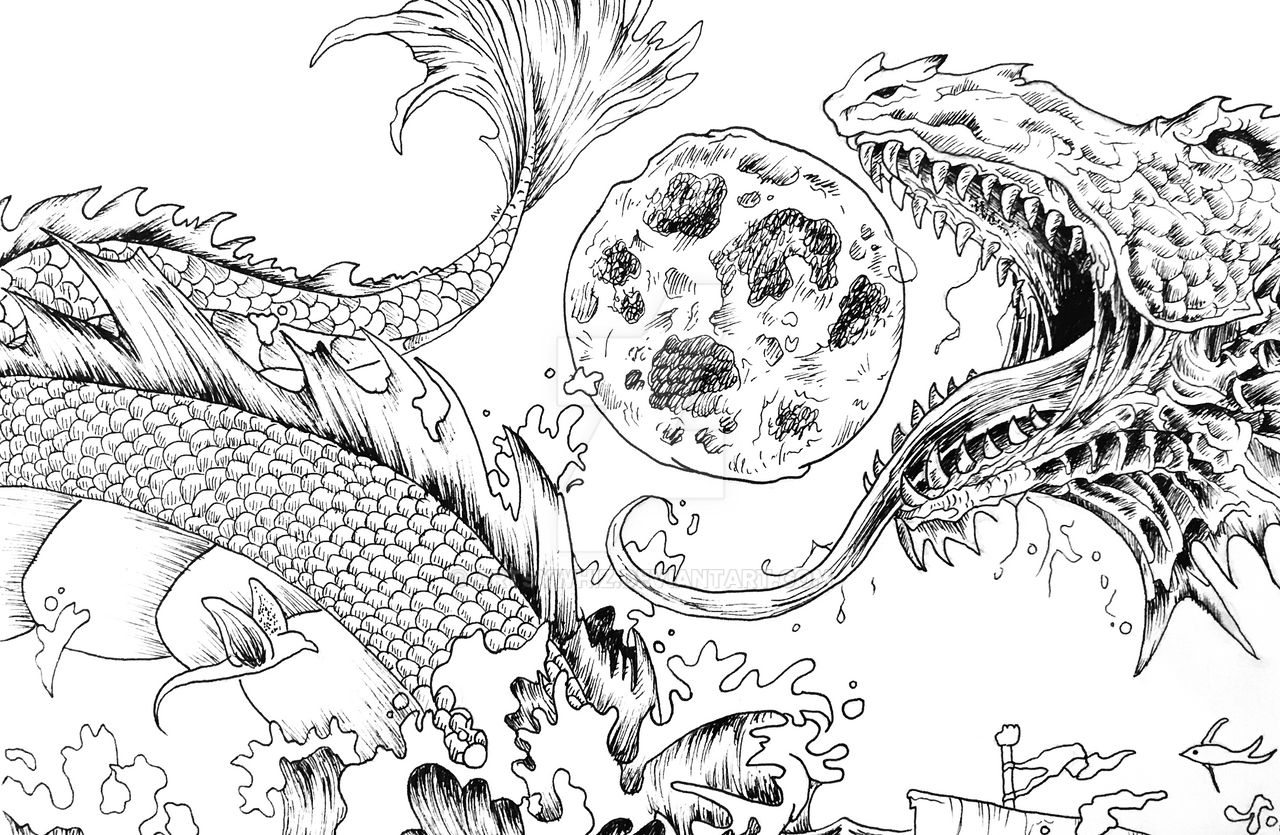Recreation of kerby rosaness mythomorphia dragon by artsywhiz on