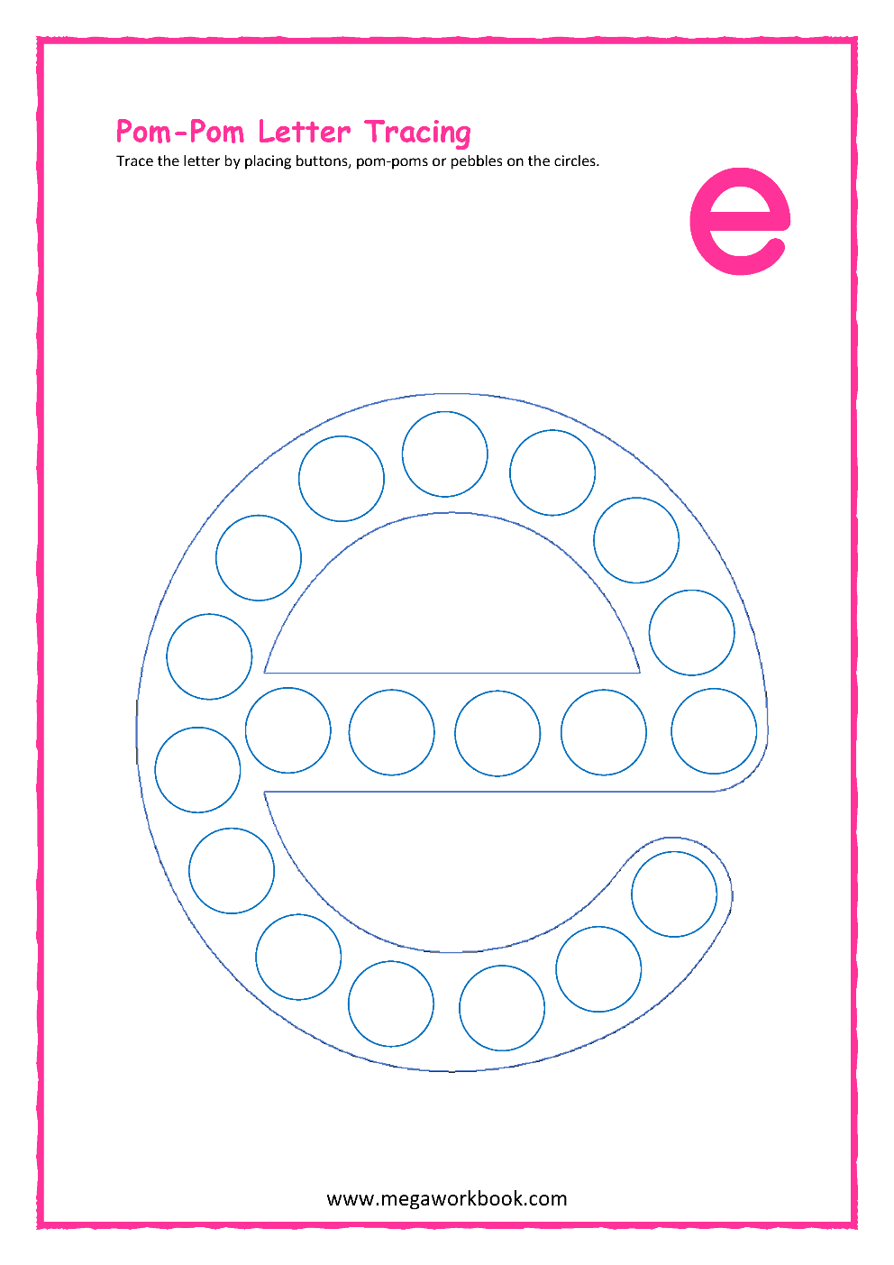 Letter e activities