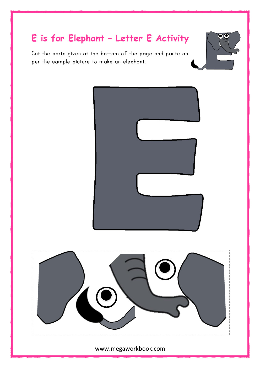 Letter e activities