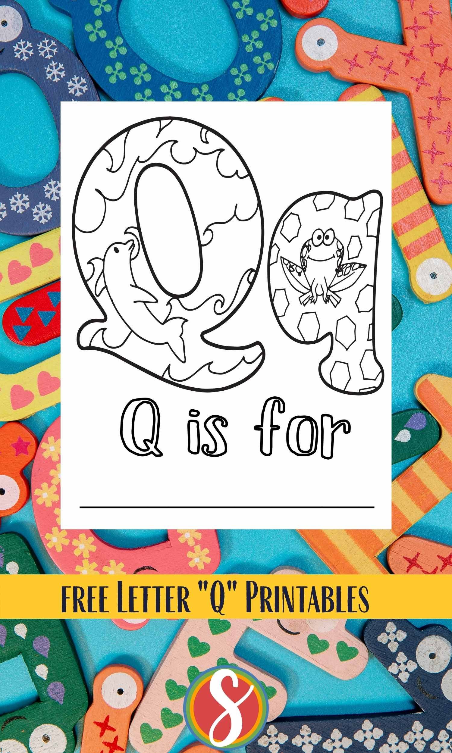 Free q coloring pages â stevie doodles