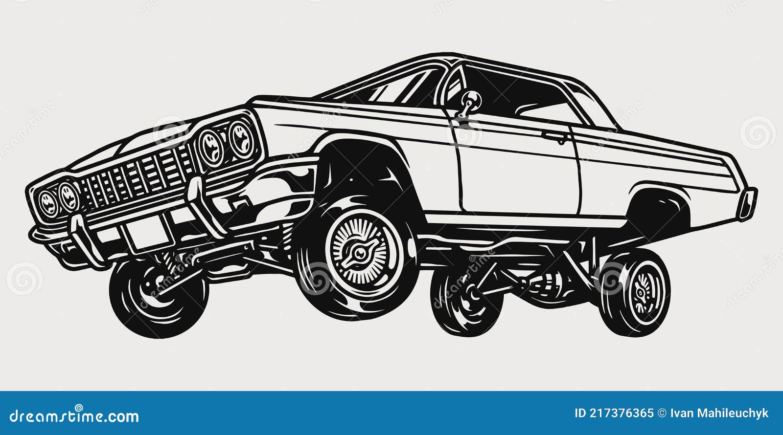 Lowrider stock illustrations â lowrider stock illustrations vectors clipart