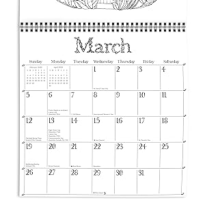 Johanna basford worlds of wonder coloring wall calendar a coloring calendar for the curious basford johanna books