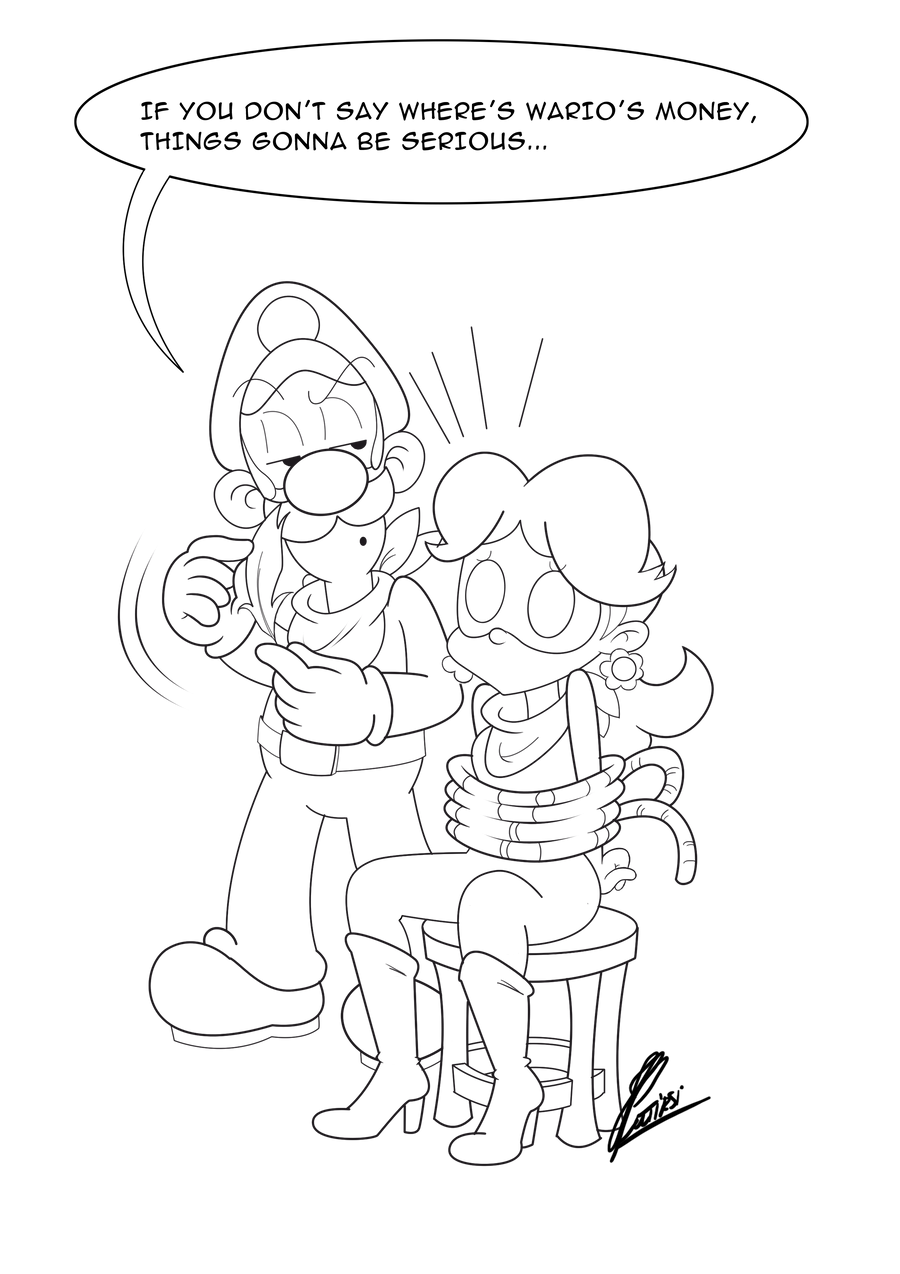 Wheres the money lineart by mkdrawings on