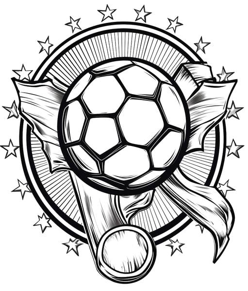 Free printable soccer coloring pages list