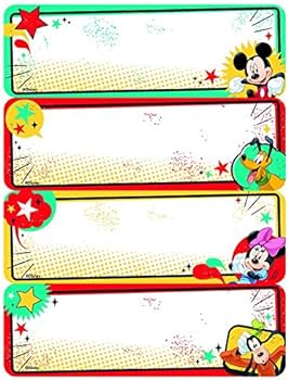 Eureka mickey stickers label x inches toys games