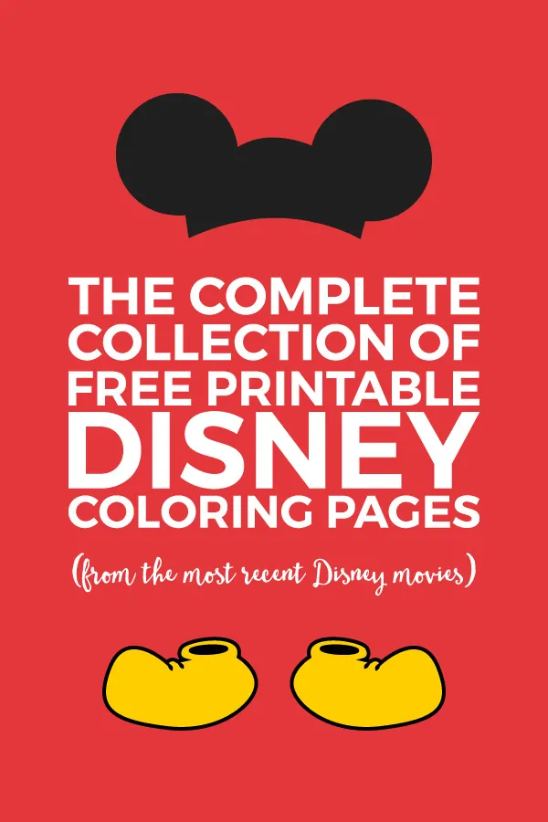 The best collection of free disney coloring pages
