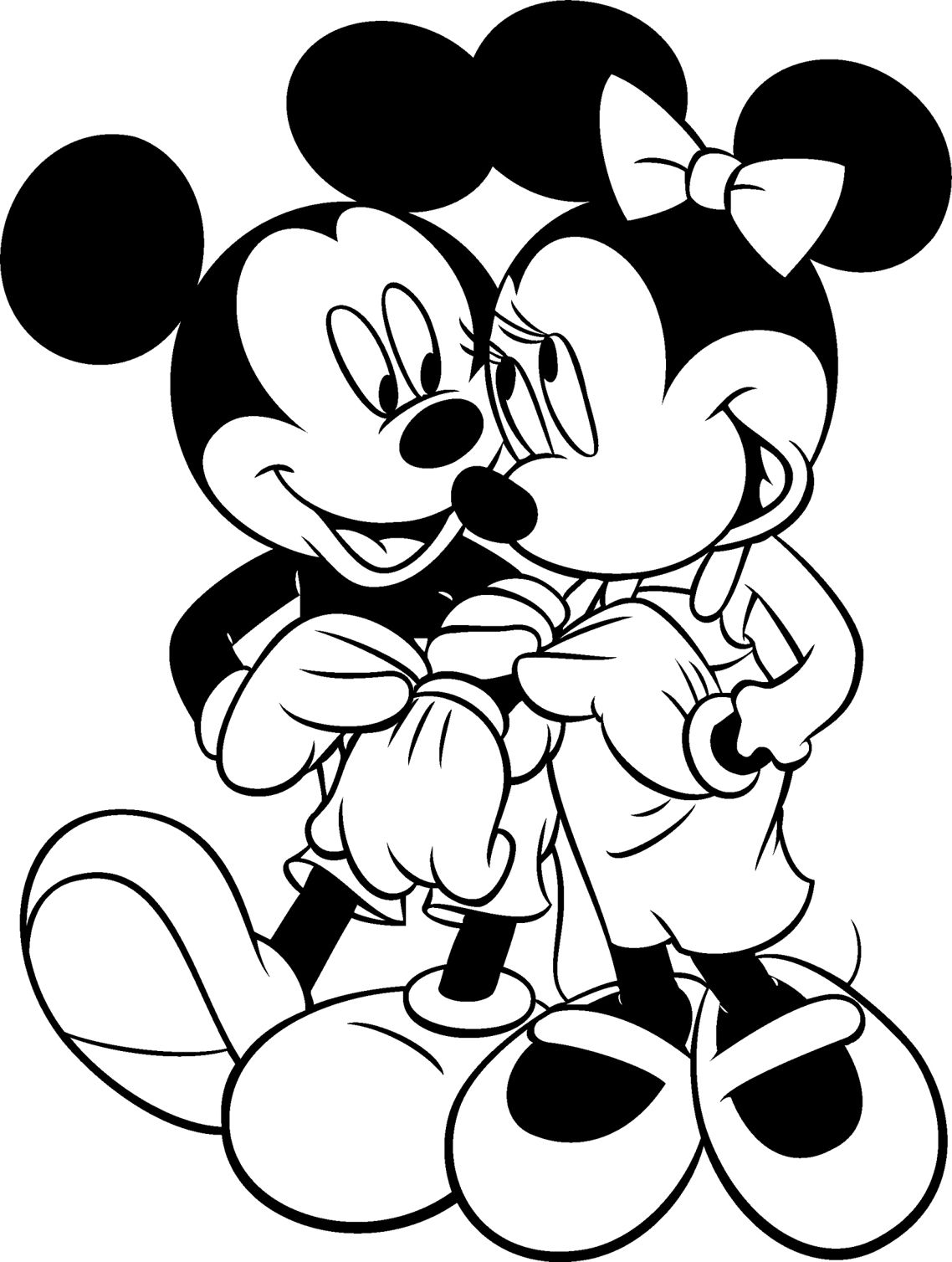 Coloring pages mickey mouse coloring pages for babies