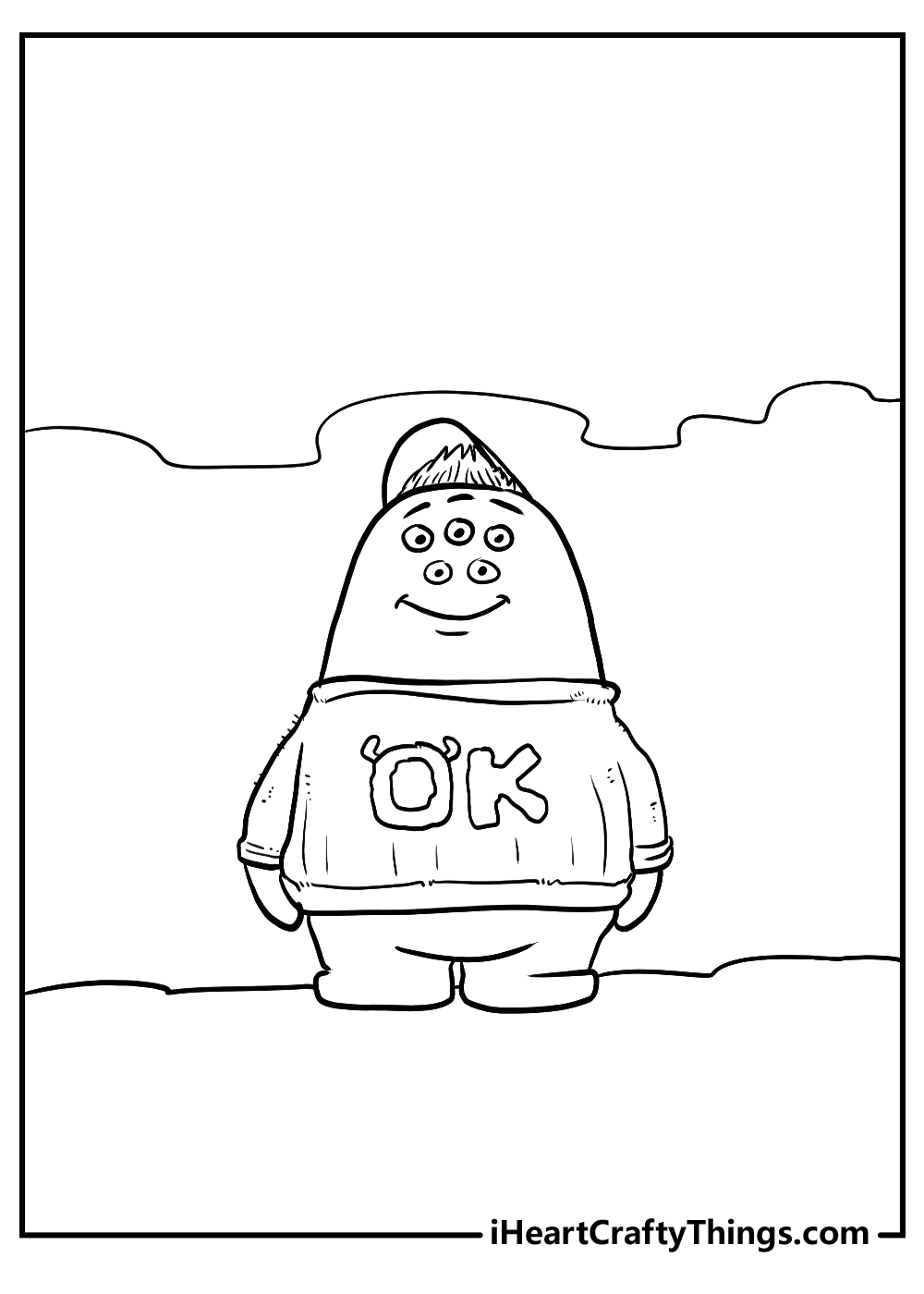 Monsters inc coloring pages free printables