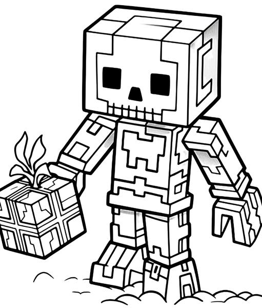 Free printable minecraft coloring pages list