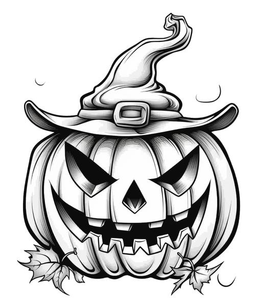 Free printable halloween coloring pages list