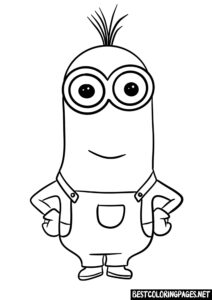 Minions coloring pages