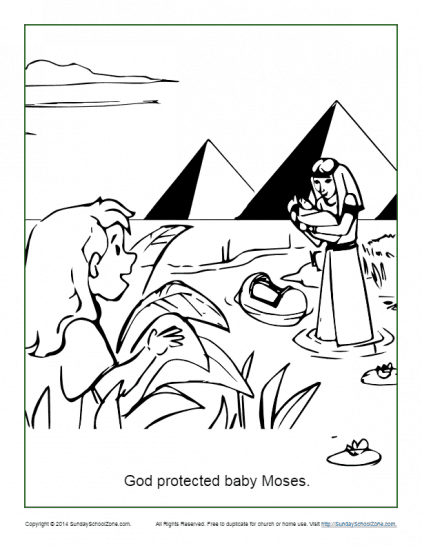 Free printable moses bible activities on sunday school zone