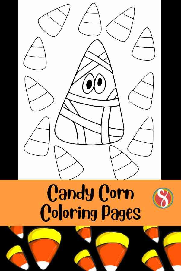 Free candy corn coloring pages â stevie doodles