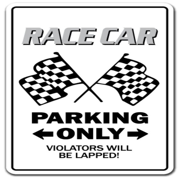 Signmission race car sign racing drag strip midget auto nascar driver track