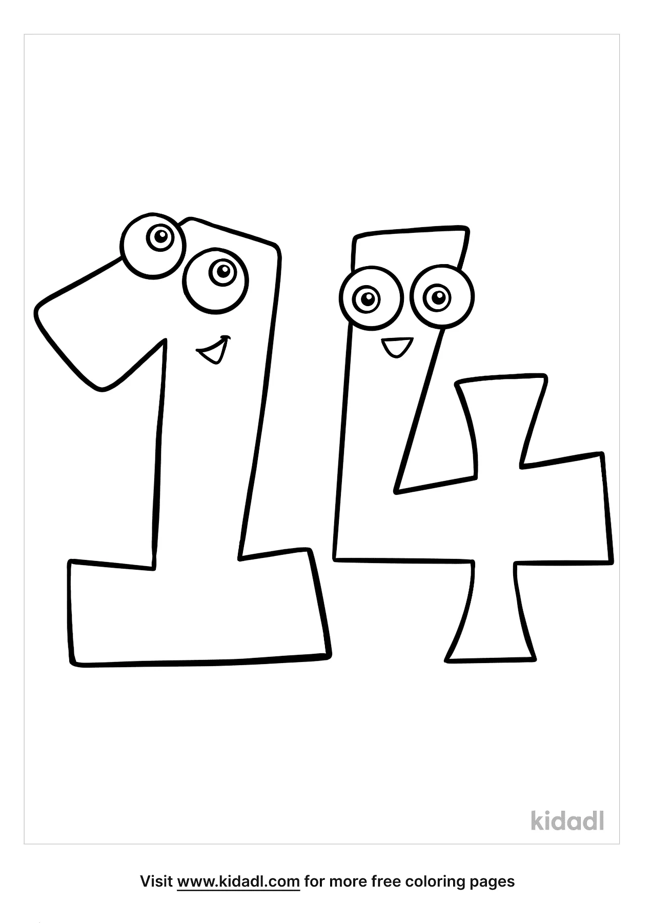 Free number coloring page coloring page printables