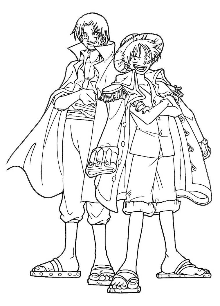 One piece coloring pages by coloringpageswk on