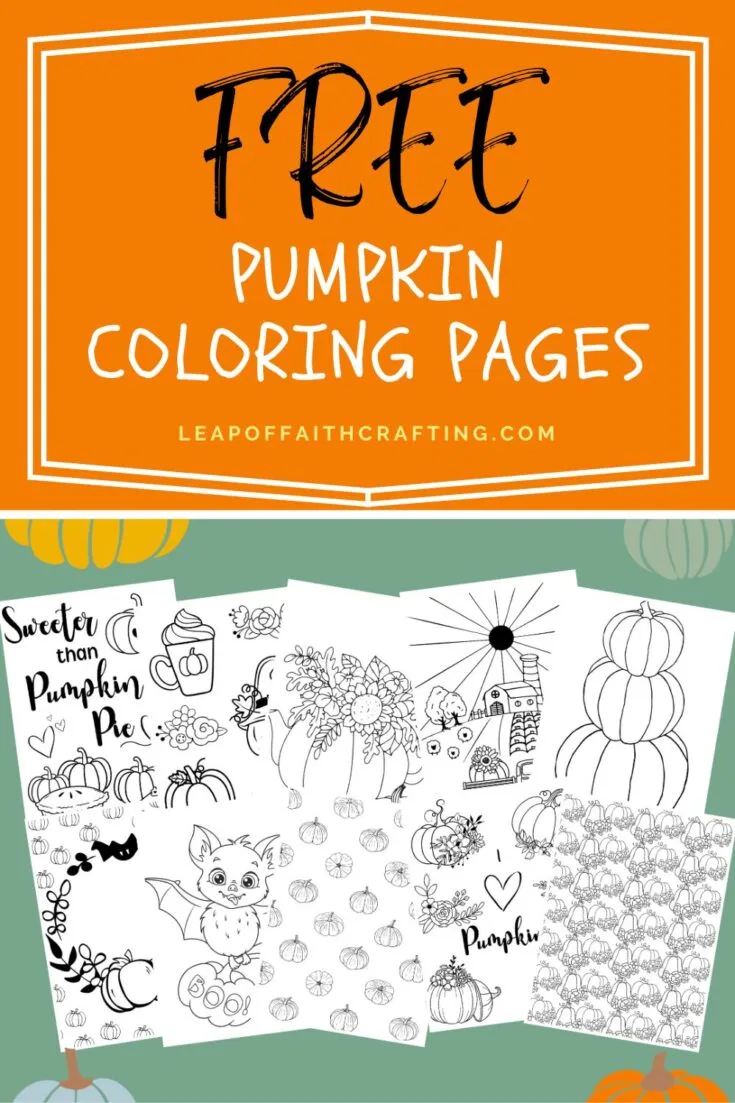 Free pumpkin coloring sheets printable pdf
