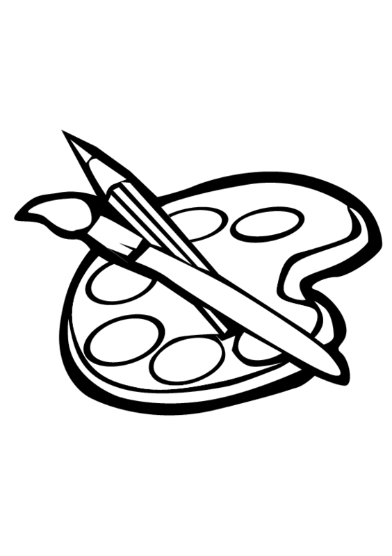 Paint coloring page