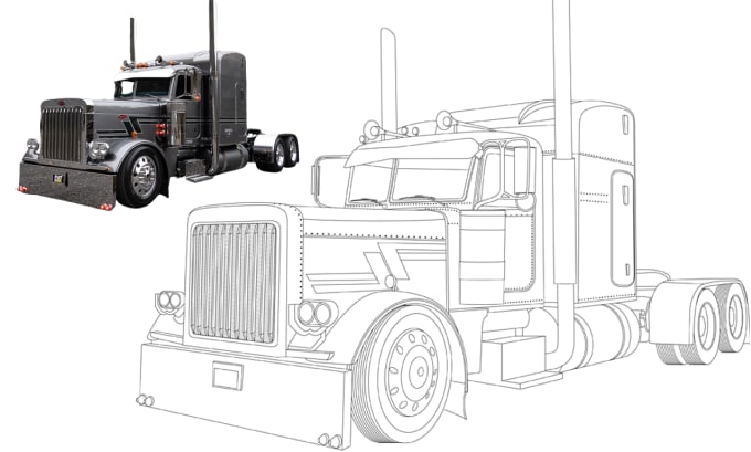 Draw vector line art and vector tracing for any products by sharifawladul